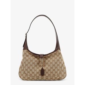 Gucci Women Jackie Shoulder Bag In Gg Fabric Shoulder Bag